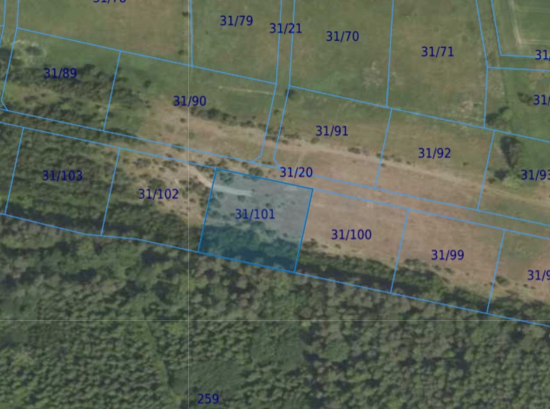 Działka| Grabowno Wielkie dz 31/101 | 0,3144 ha