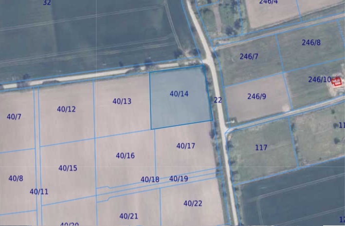 Działka | Bronowo dz 40/14 |  0,3916 ha